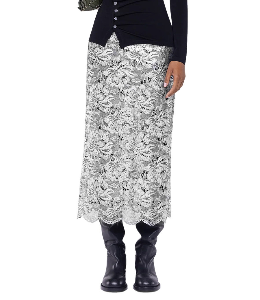 LACE MIDI SKIRT