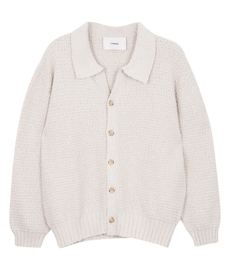 COMMAS - TEXTURED KNIT CARDIGAN