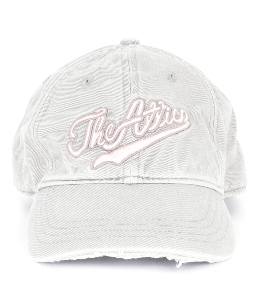 THE ATTICO - EMBROIDERED CANVAS HAT