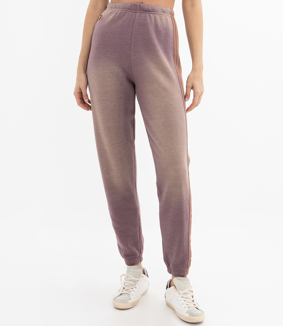WOMENS 5 STRIPE FADED  SWEATPANTS