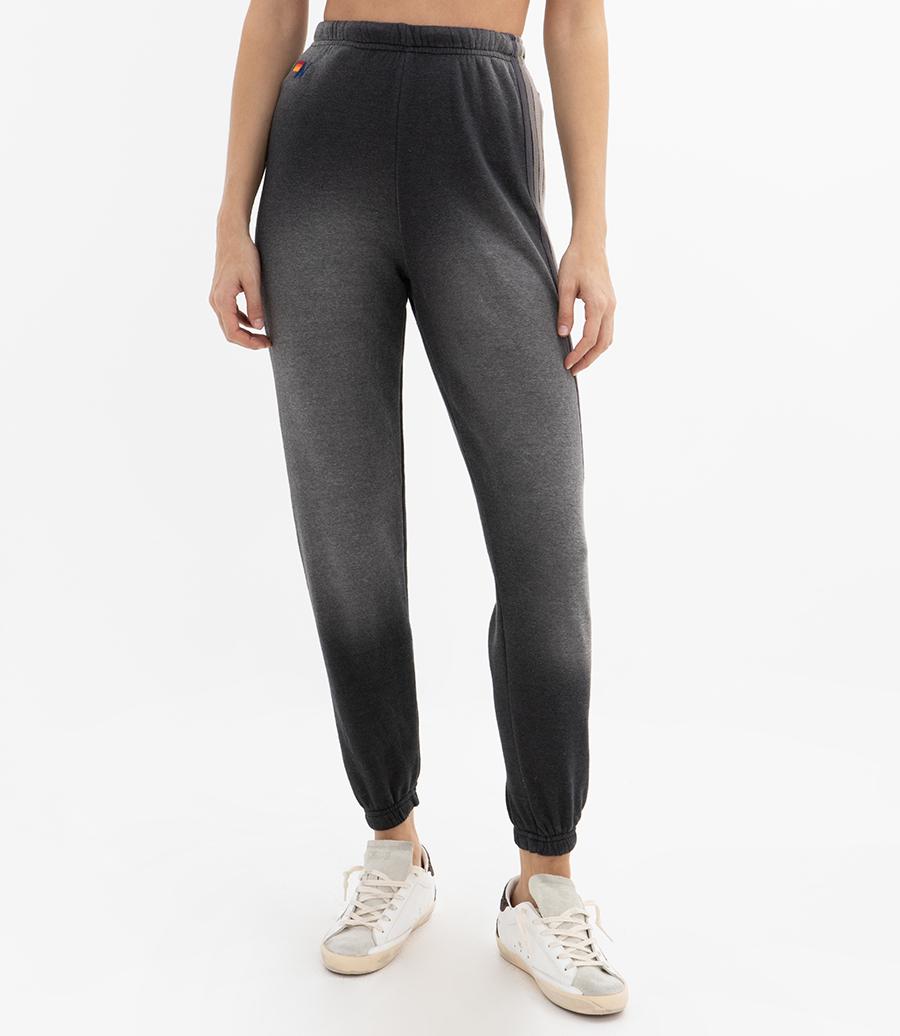 WOMENS 5 STRIPE FADED  SWEATPANTS