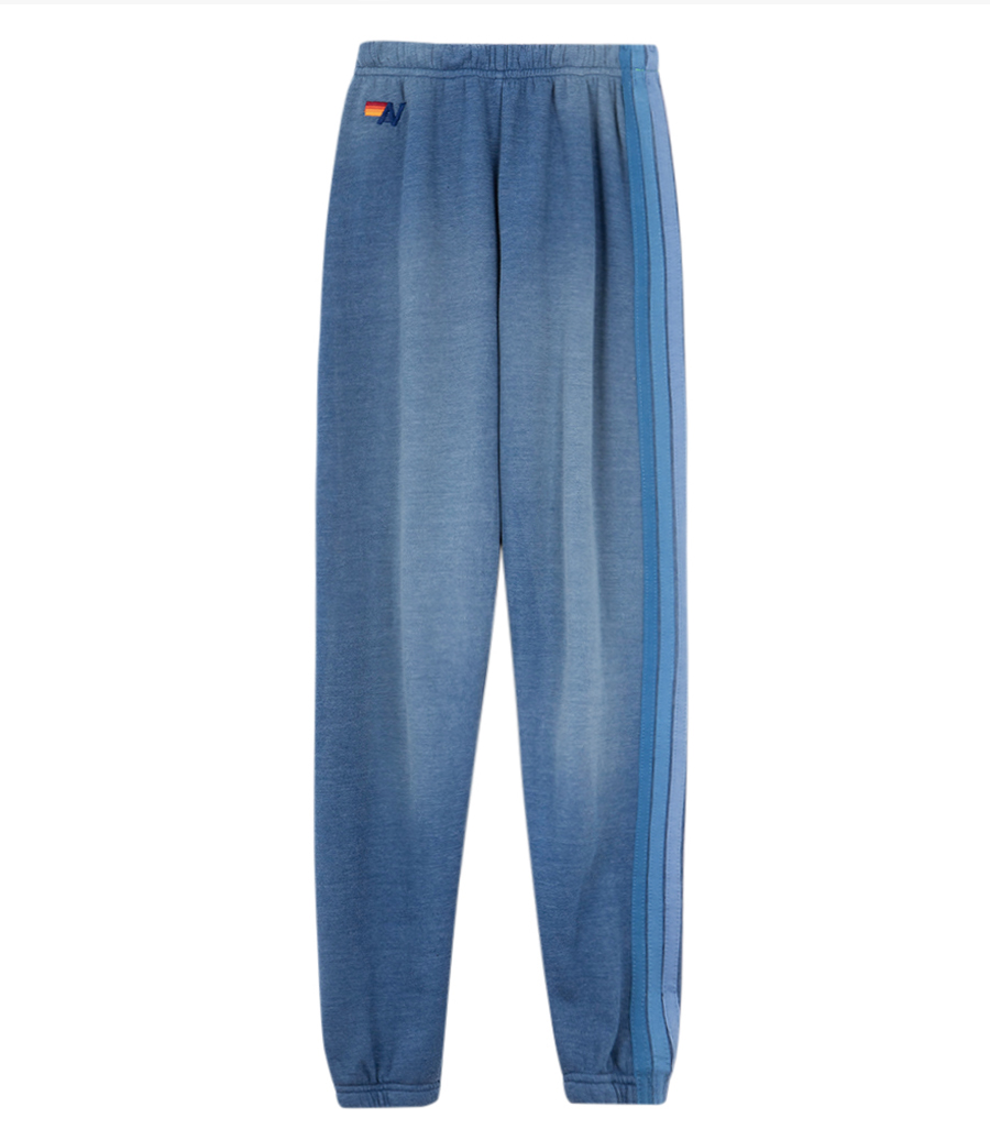 AVIATOR NATION - WOMENS 5 STRIPE FADED  SWEATPANTS