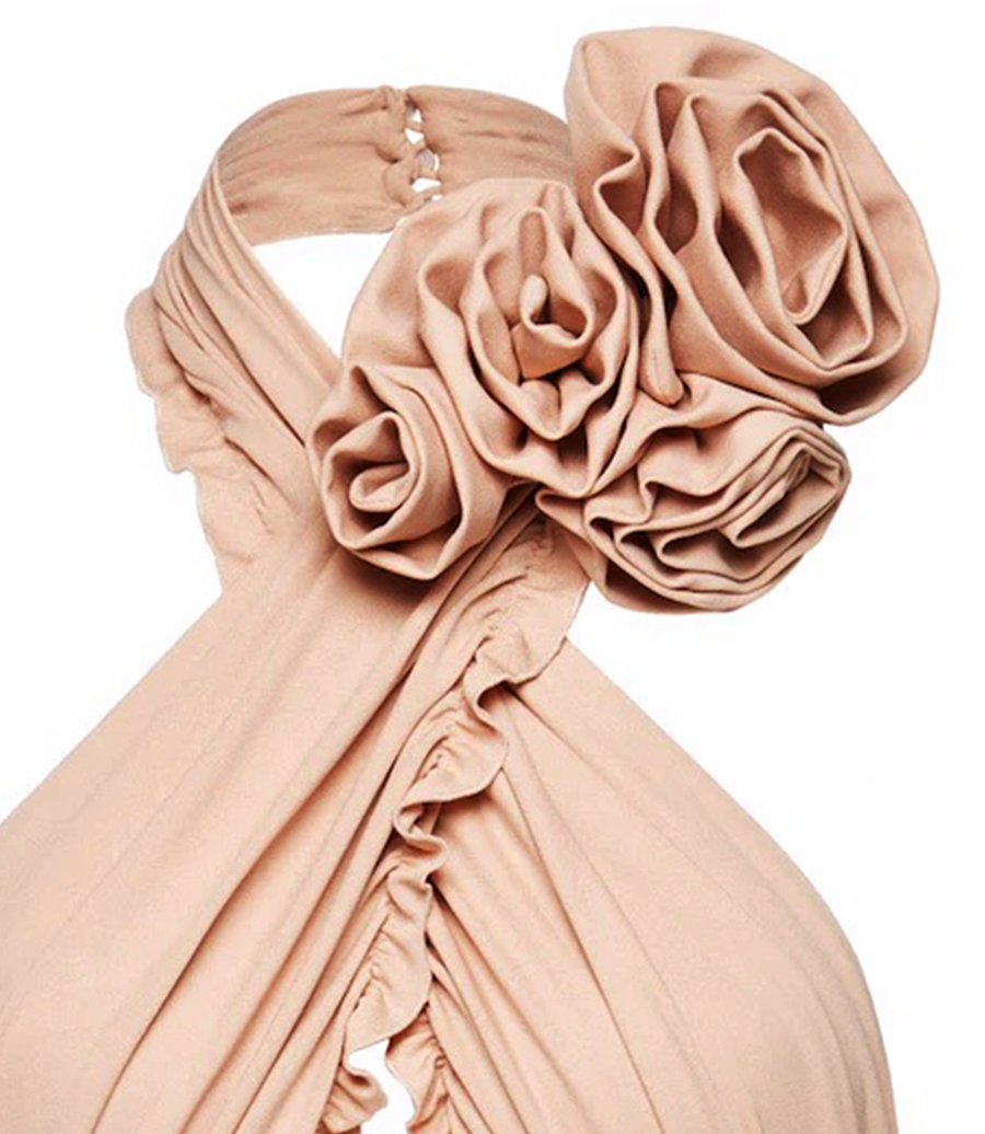 FRILLED WRAP BODYSUIT