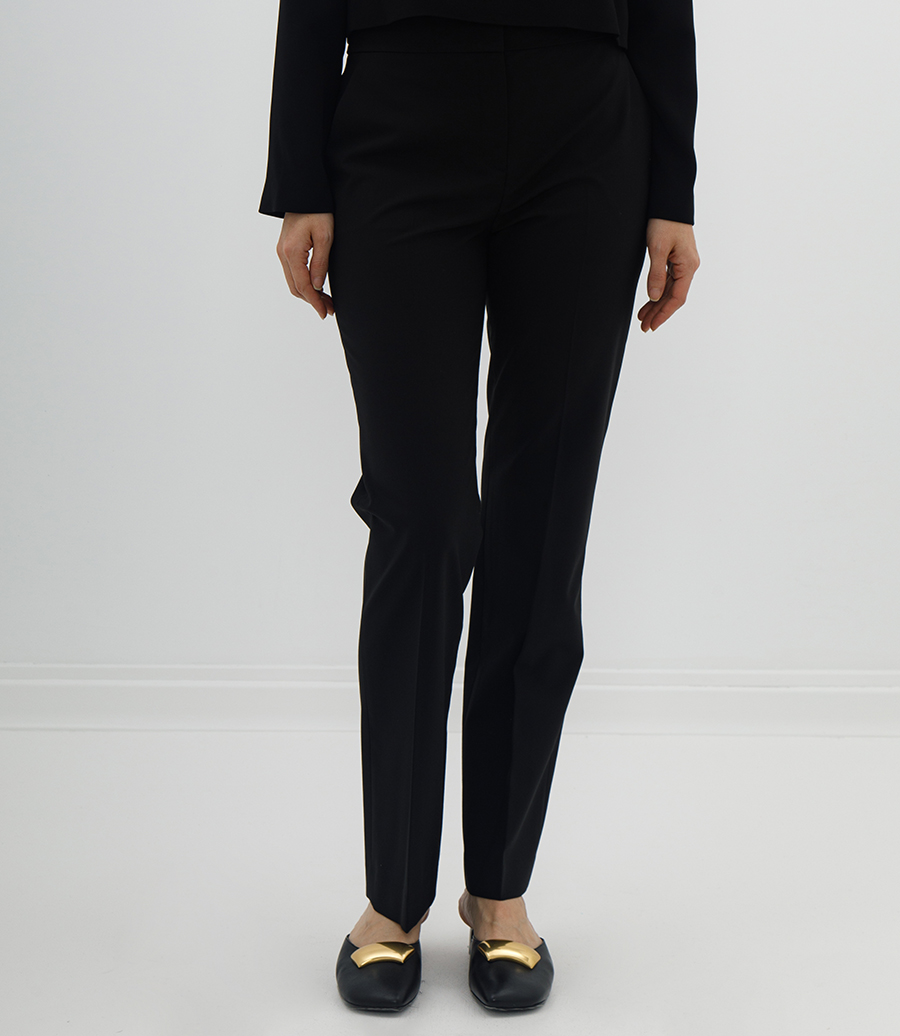 HIGH-WAIST STRAIGHT-LEG PANT