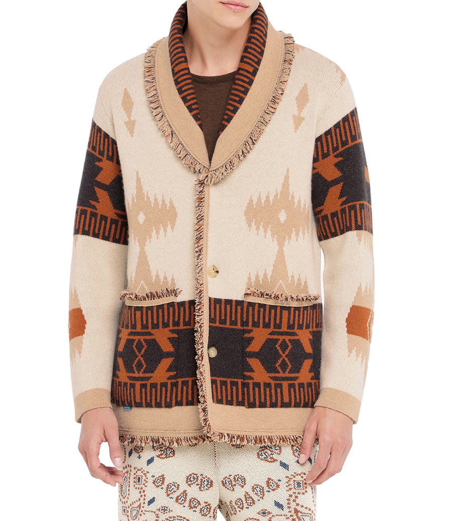 ICON JACQUARD CARDIGAN