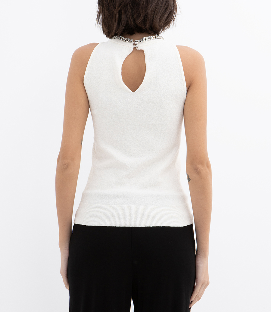 EMBROIDERED TANK TOP