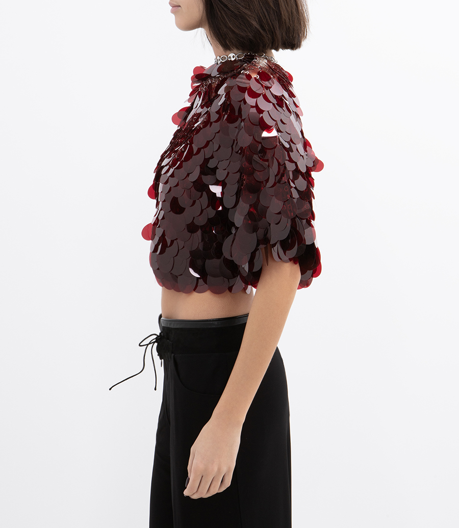SEQUIN CROP TOP