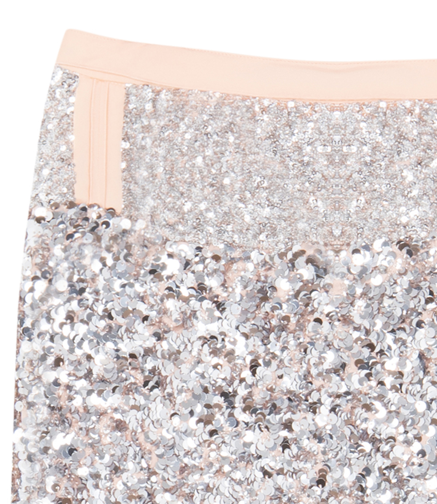 SEQUINS LONG SKIRT