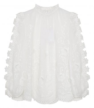 ZIMMERMANN - ROSA EMBROIDERED TOP