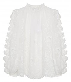 ZIMMERMANN - ROSA EMBROIDERED TOP