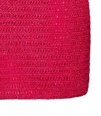 CROCHET MINI SKIRT IN FUCHSIA