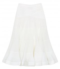 JUST IN - POSTCARD PLEATED LONG SKIRT