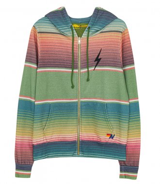 AVIATOR NATION - SERAPE BOLT STITCH ZIP HOODIE