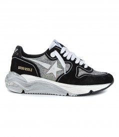 SHOES - CAMO GLITTER UPPER RUNING SOLE