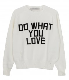 GOLDEN GOOSE  - DO WHAT YOU LOVE SWEATER