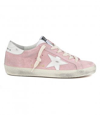 SHOES - PINK SUEDE SUPER-STAR