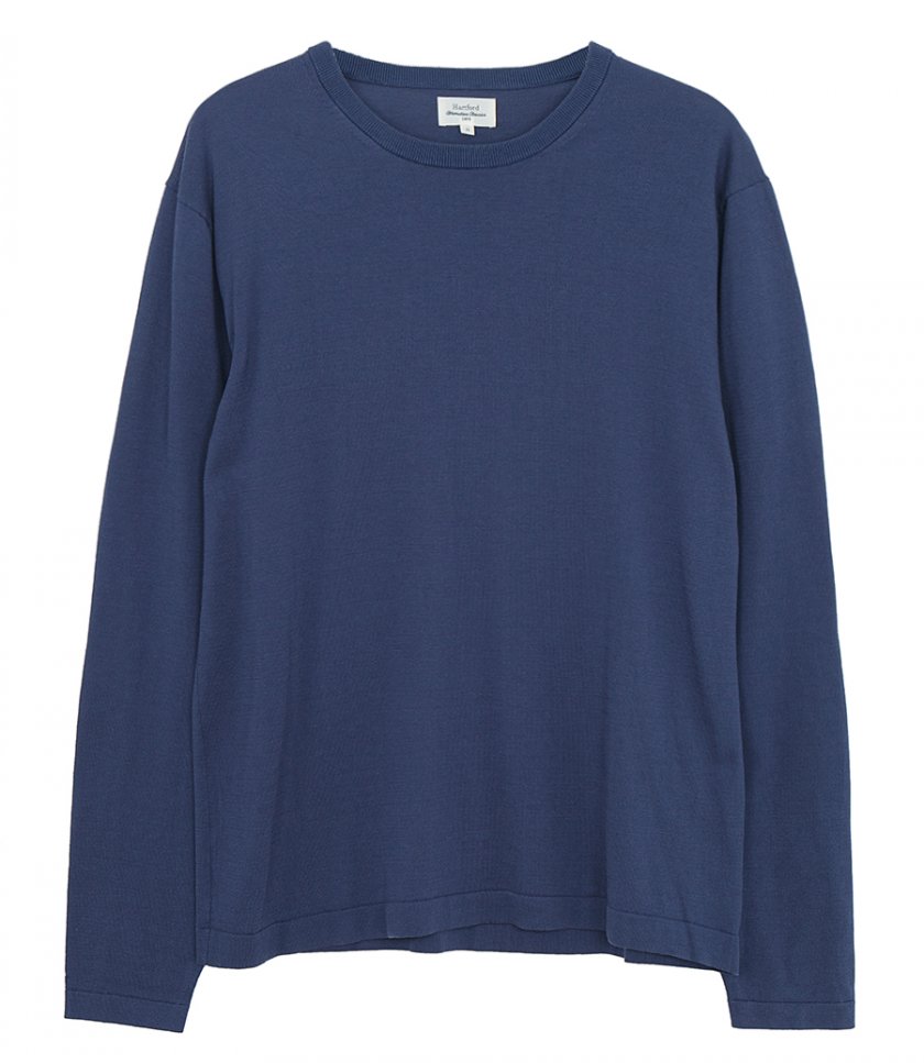 KNITWEAR - LIGHT CREW KNITTED PULLOVER