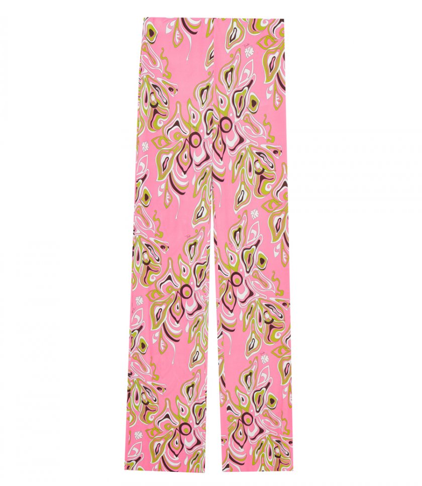 PANTS - AFRICANA-PRINT FLARED TROUSERS