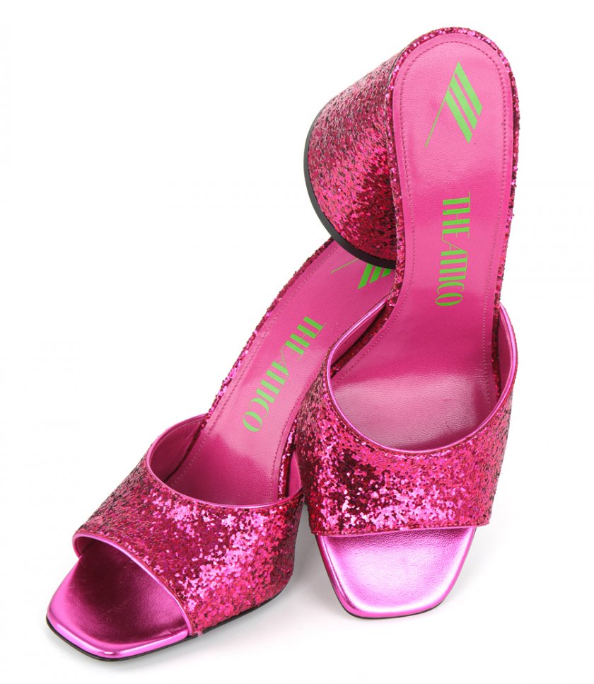 LUZ FUCHSIA MULE