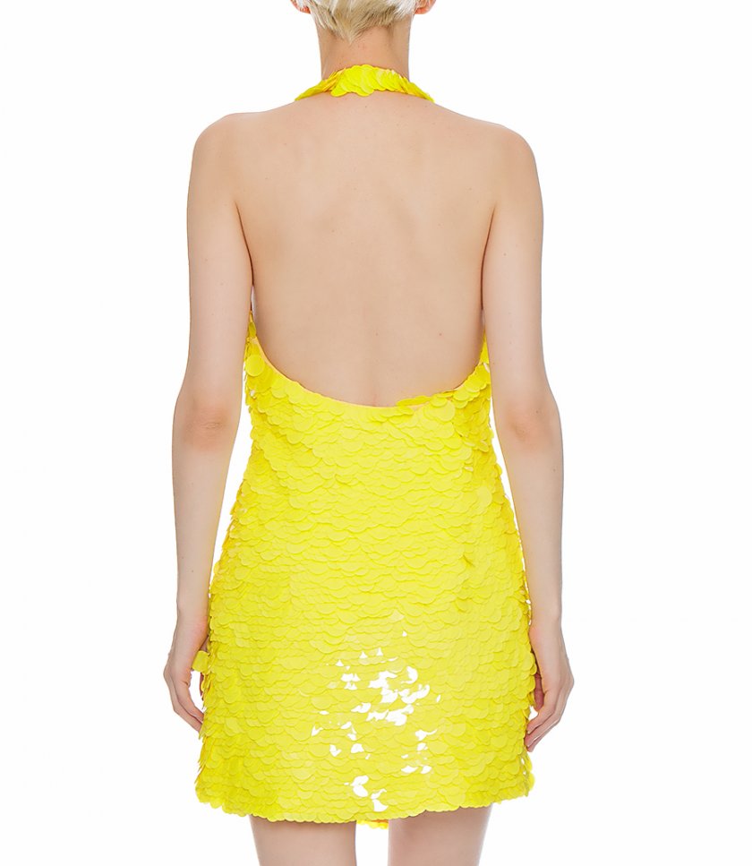 ALLIUM YELLOW MINI DRESS