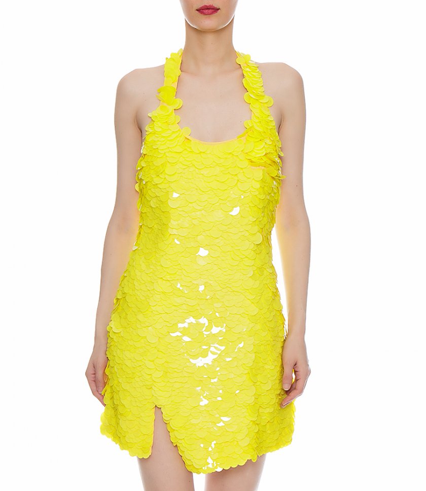 ALLIUM YELLOW MINI DRESS