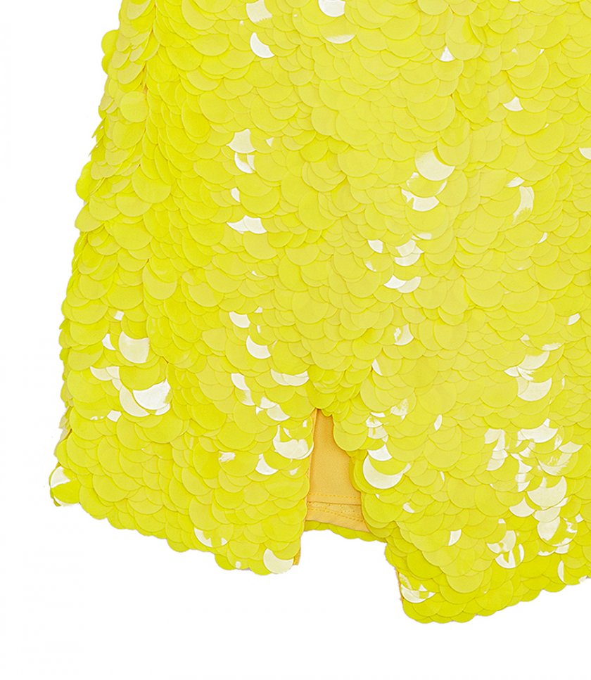 ALLIUM YELLOW MINI DRESS