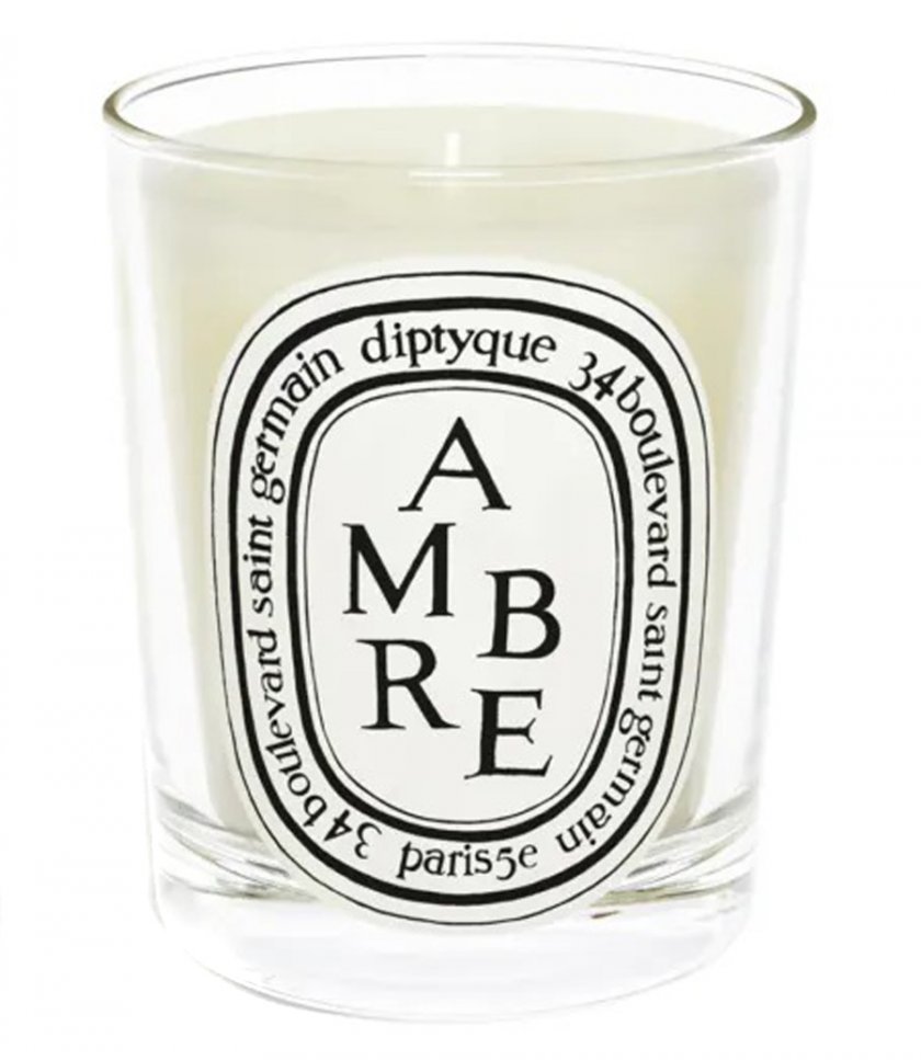 JUST IN - SCENTED CANDLE AMBER 6.5 OZ