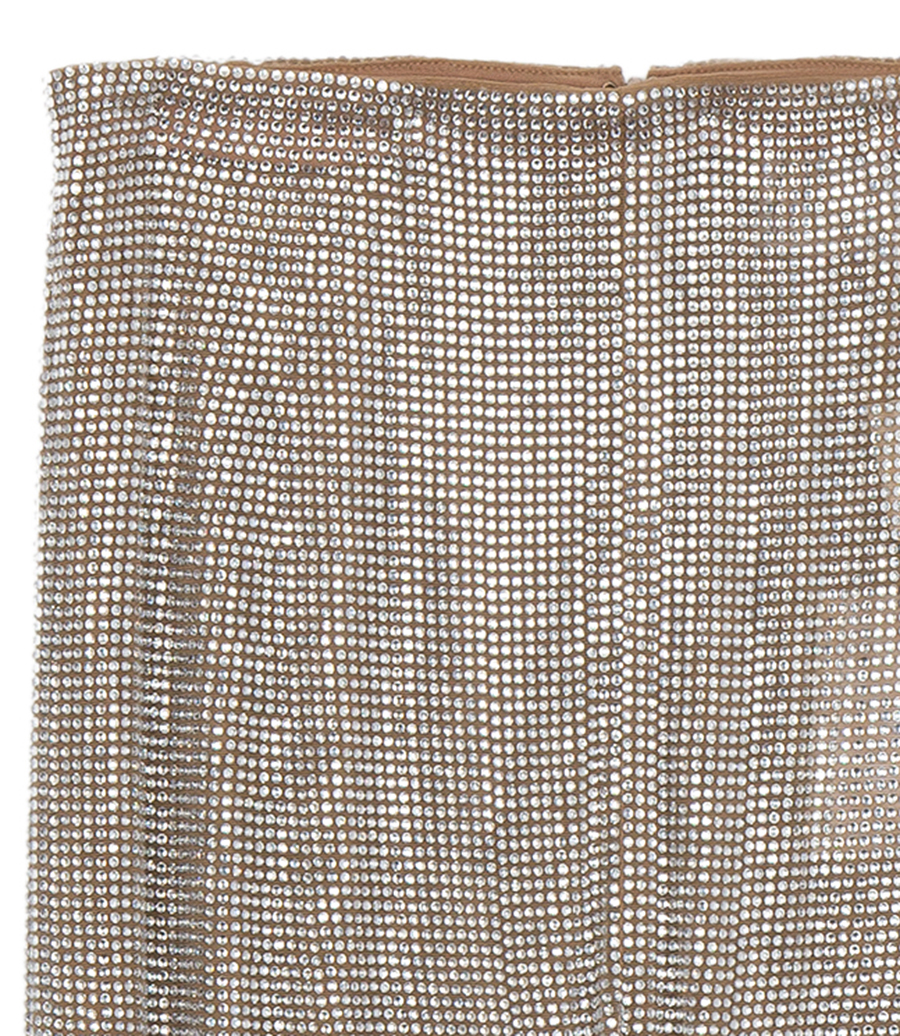 PANTALONE TEMPESTATO DA MICRO STRASS ALL-OVER