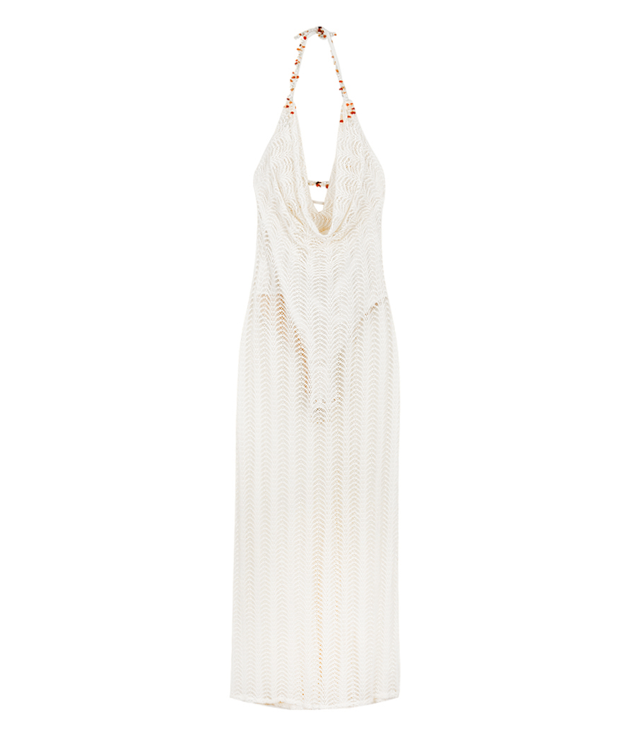 PATBO - WAVE MESH BEACH DRESS