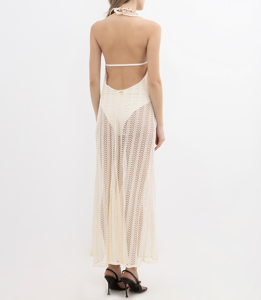 WAVE MESH BEACH DRESS