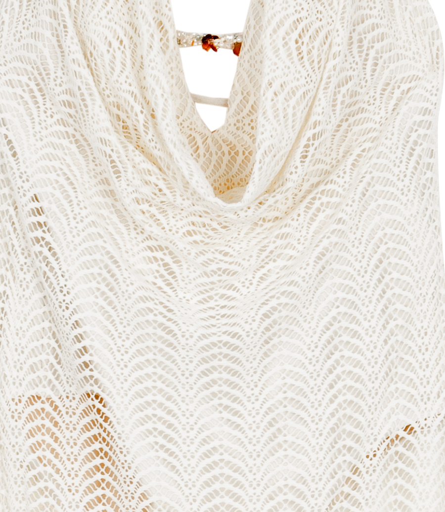 WAVE MESH BEACH DRESS