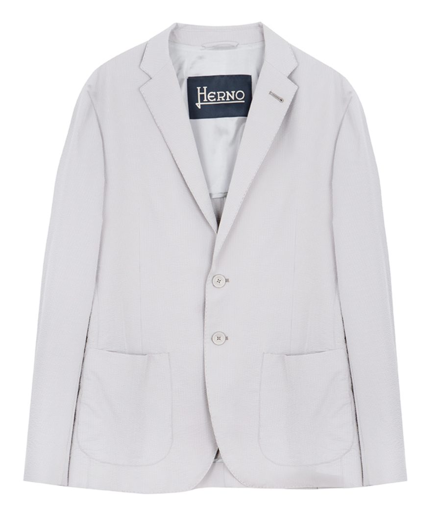 HERNO - SEER-CREASE BLAZER