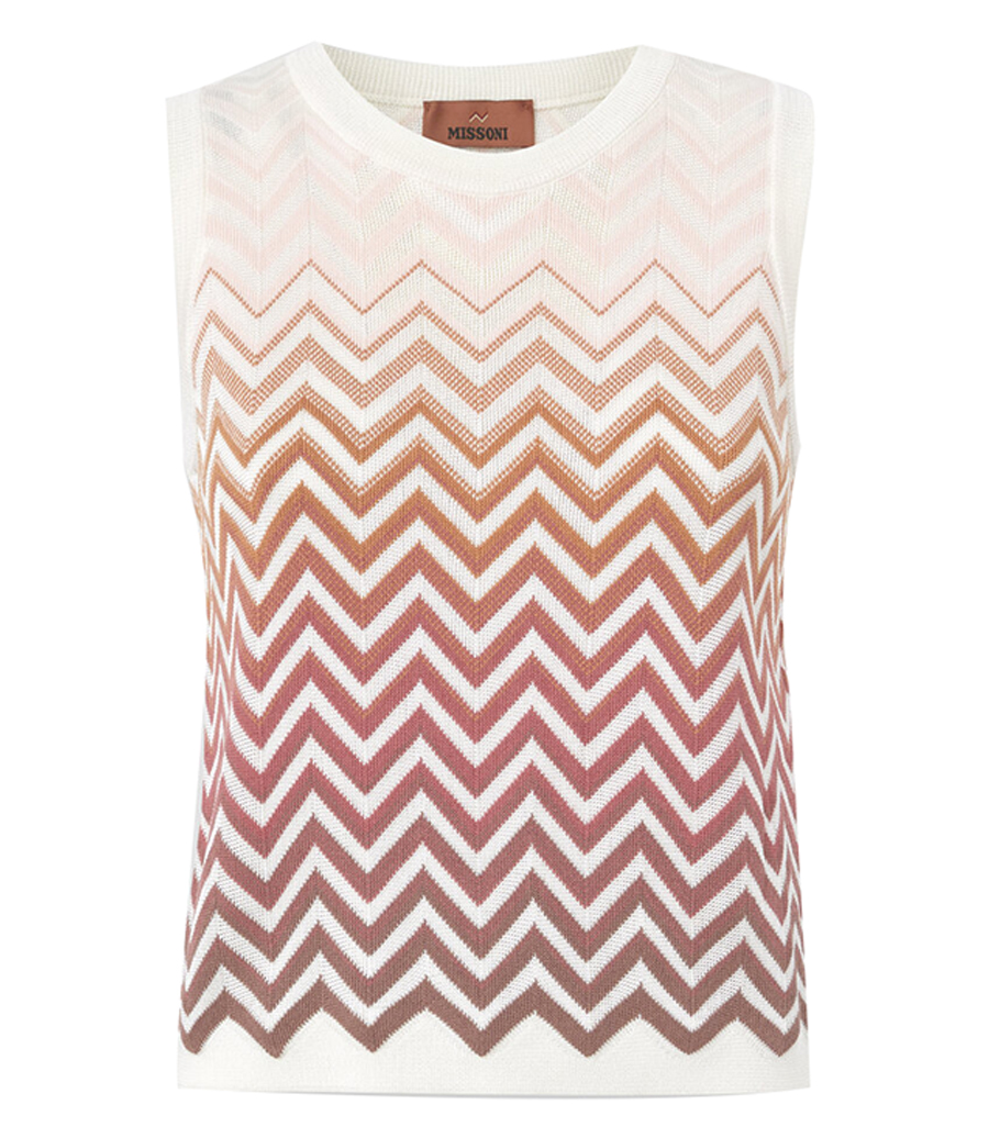 MISSONI - CHEVRON DEGRADE SLEEVLESS TOP