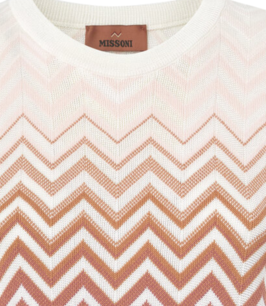 CHEVRON DEGRADE SLEEVLESS TOP