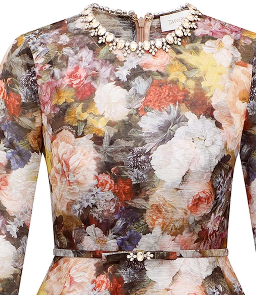 ALCHEMY PEPLUM MINI DRESS