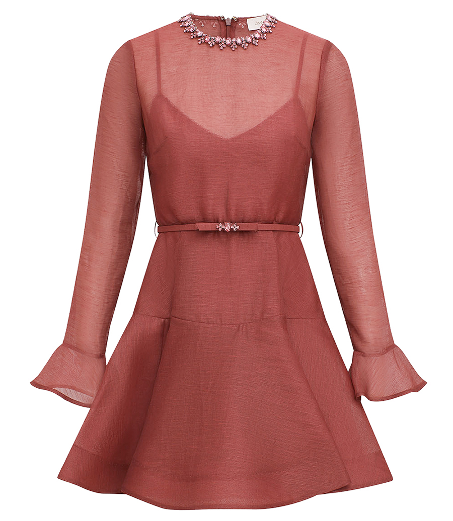 ZIMMERMANN - ALCHEMY PEPLUM MINI DRESS