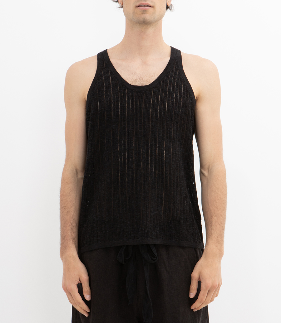 POINTELLE KNIT TANK