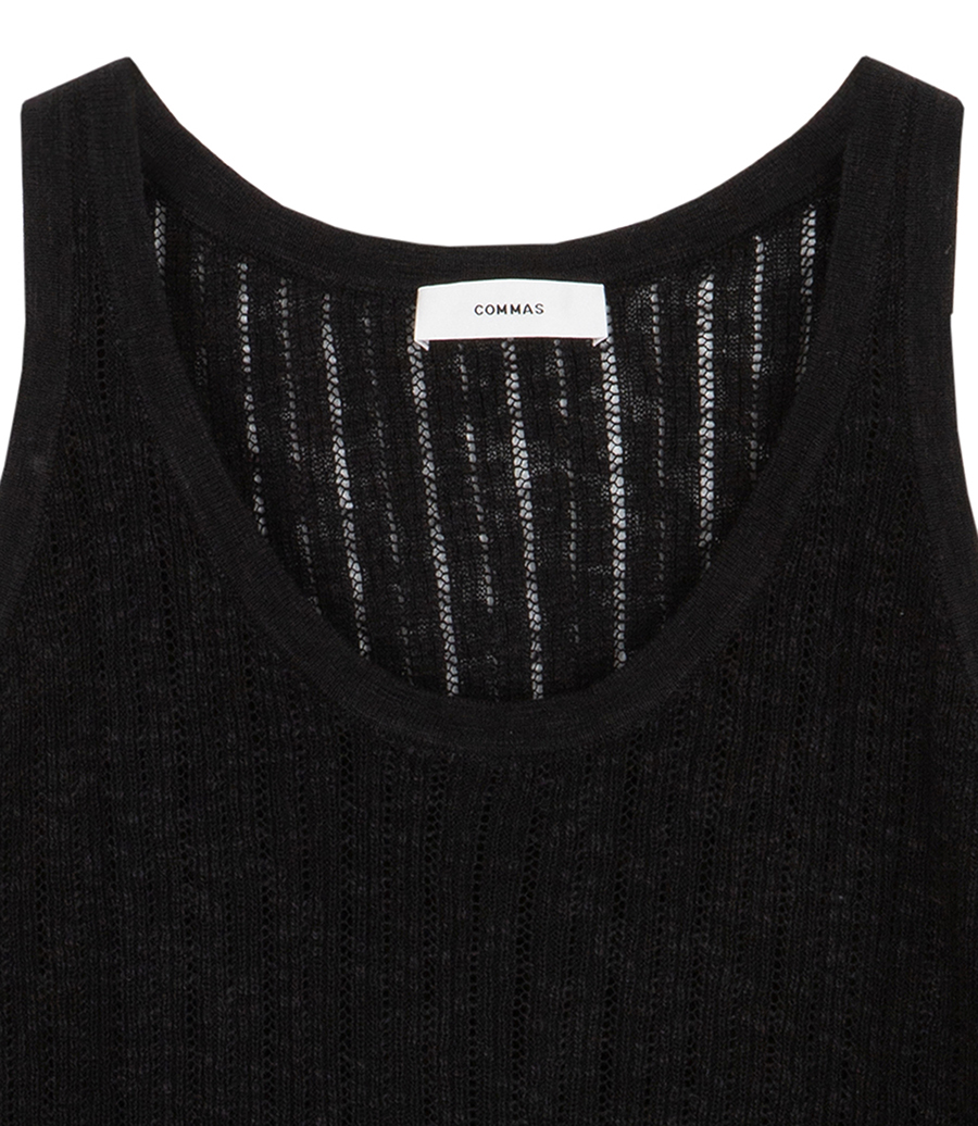 POINTELLE KNIT TANK