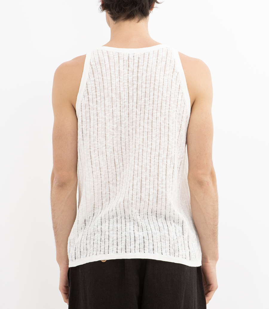 POINTELLE KNIT TANK
