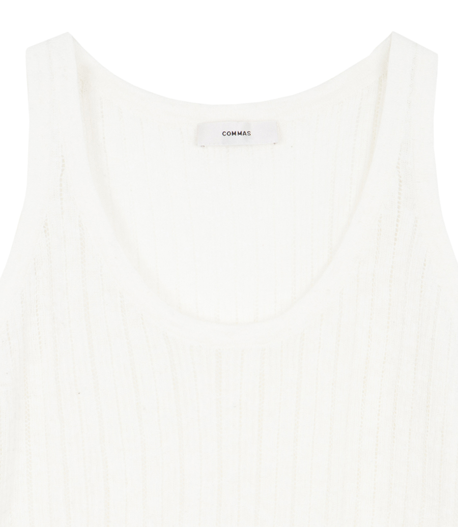 POINTELLE KNIT TANK