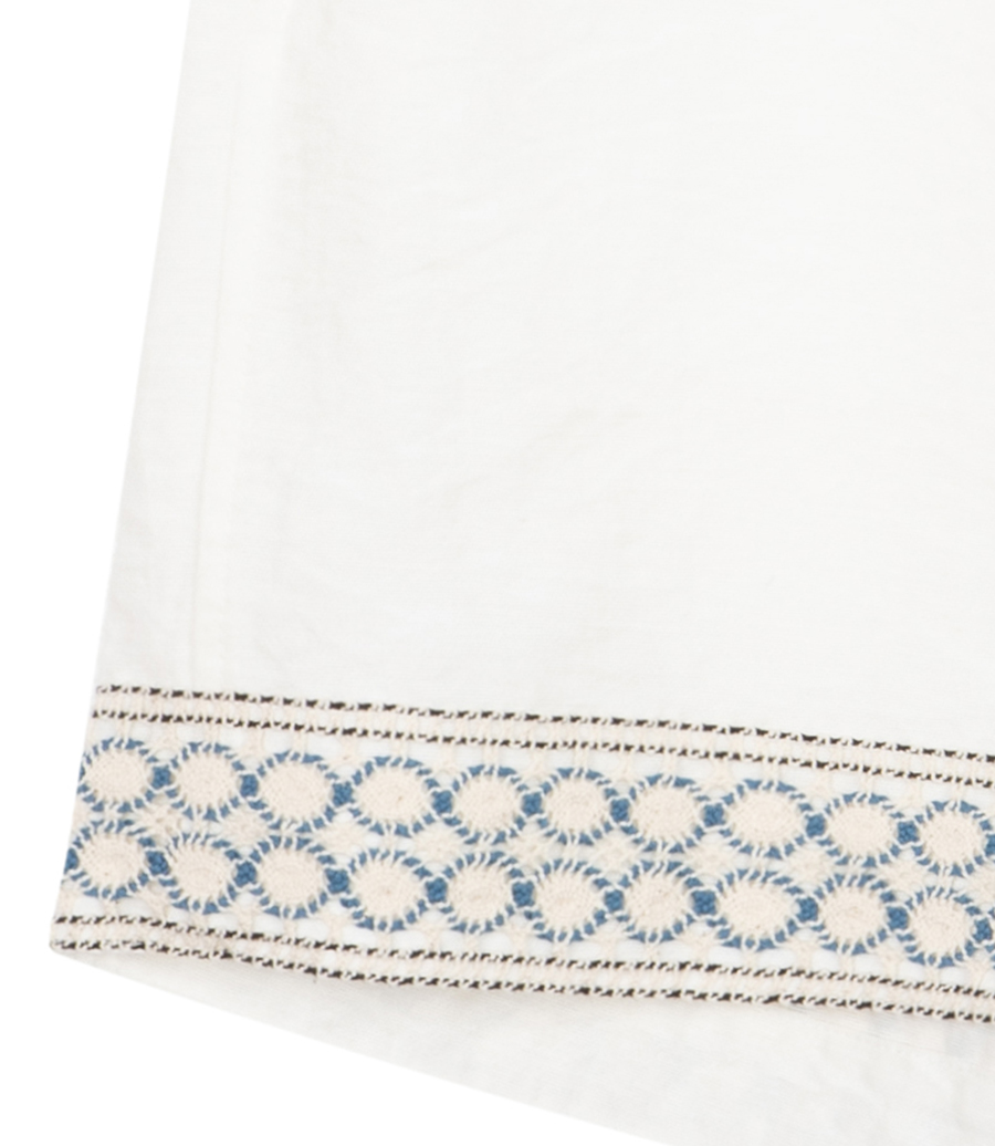 CROCHET TRIM RESORT SHORT