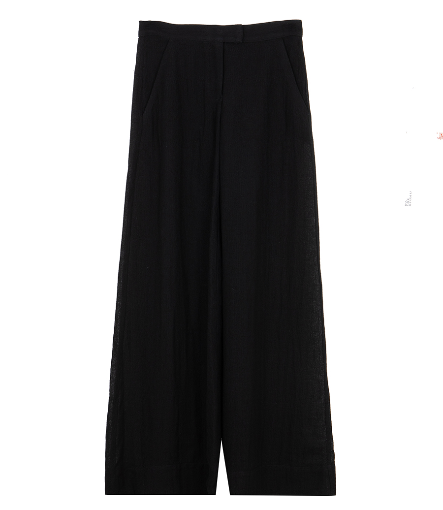 LISA MARIE FERNANDEZ - LOW WAIST WIDE LEG PANT