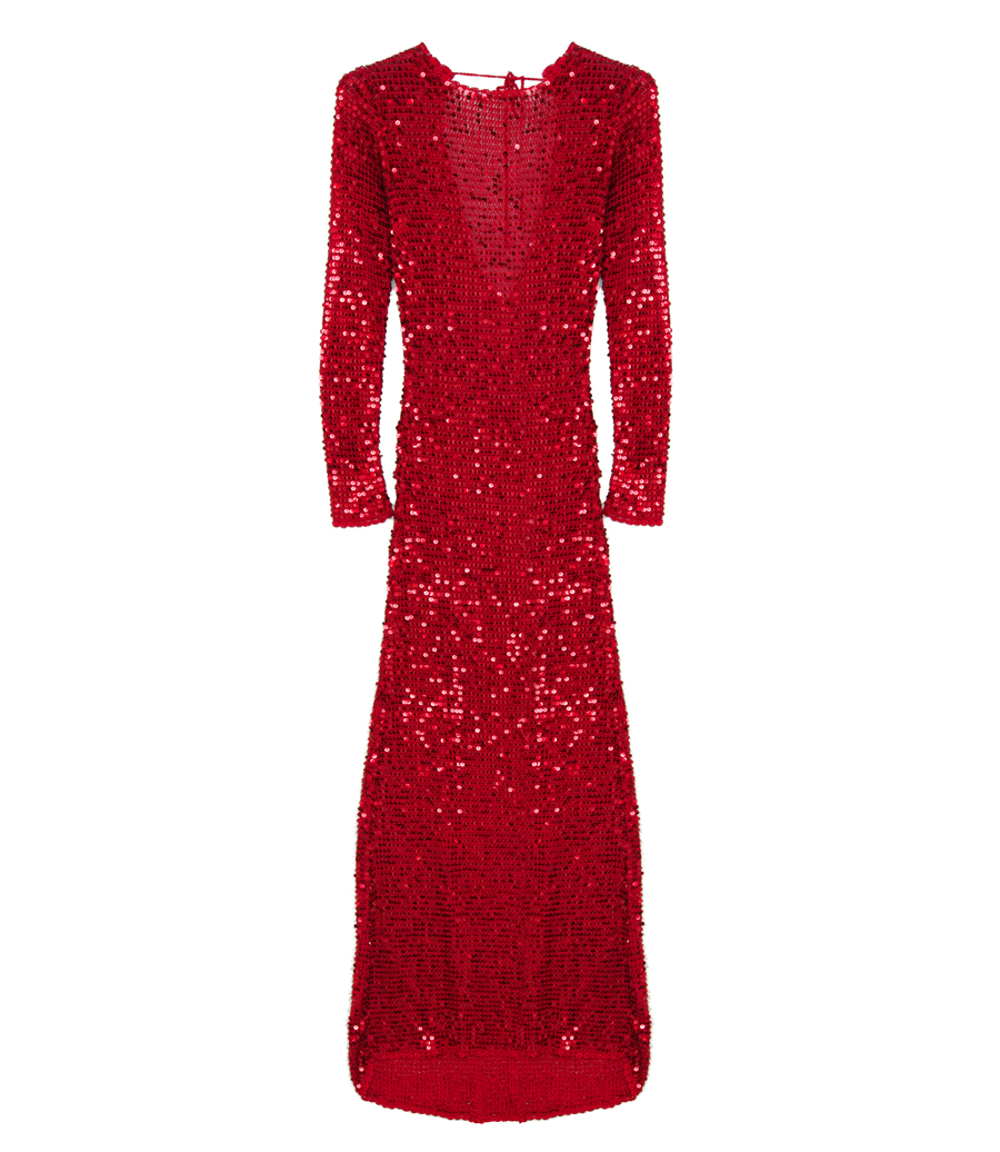 RETROFETE - ALEXA SEQUIN CROCHET DRESS