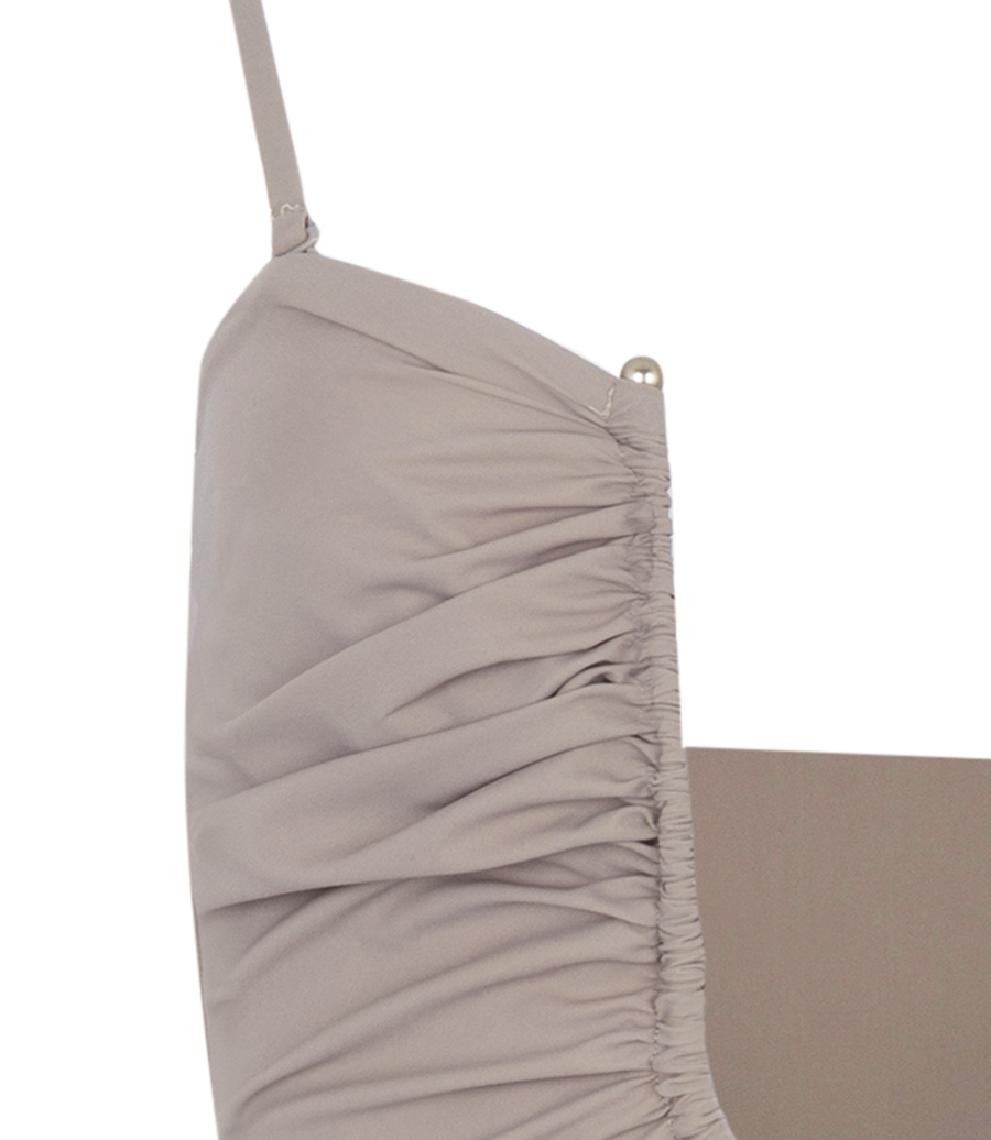 ARCED RUCHED ONE PIECE