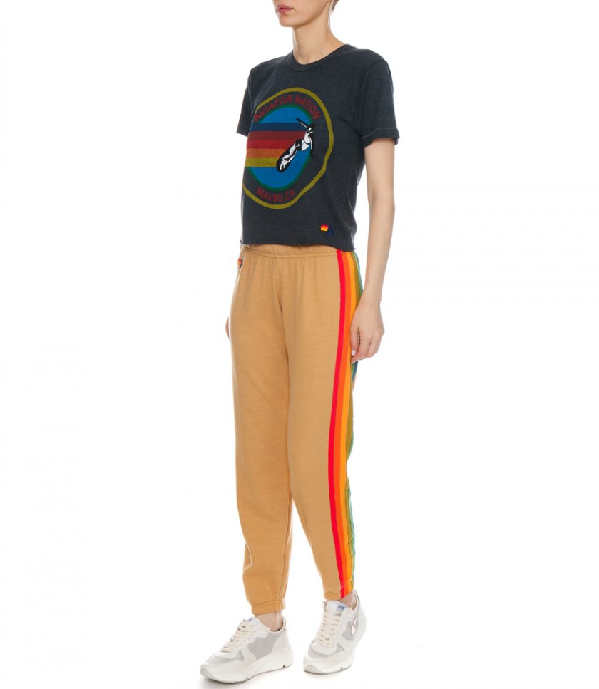 WOMENS 6 STRIPE SWEATPANTS
