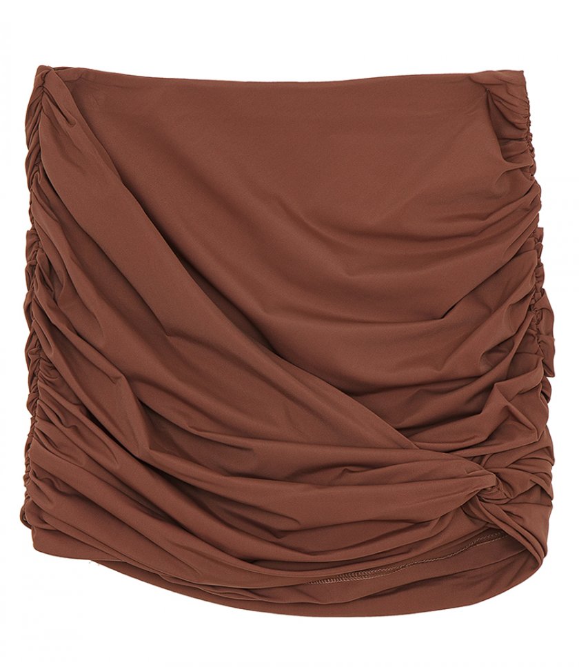 CLOTHES - DRAPED MINI SWIM SKIRT
