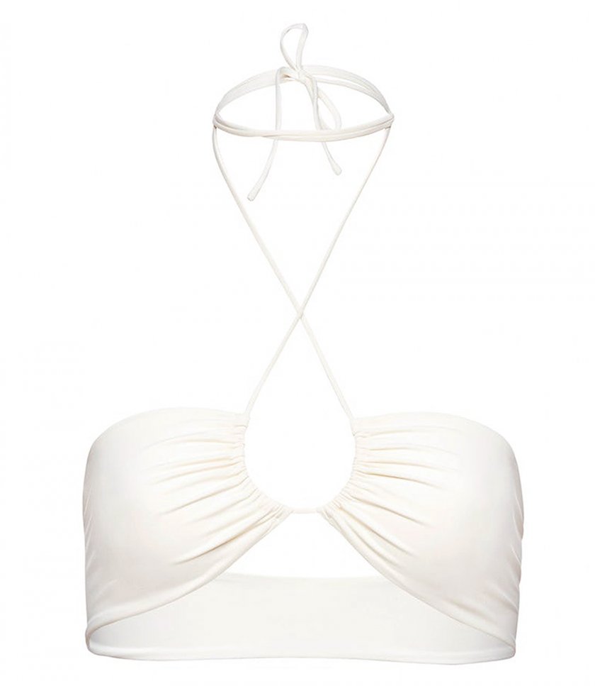 CLOTHES - CRISS CROSS BANDEAU SWIM TOP