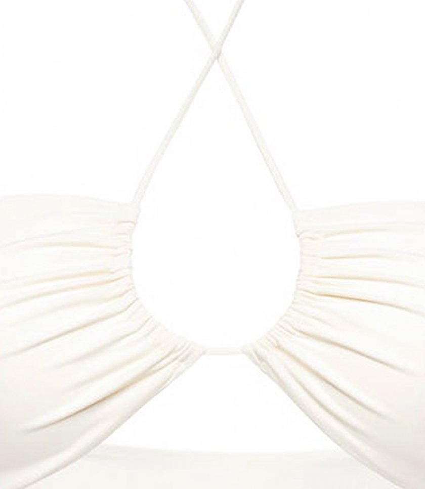 CRISS CROSS BANDEAU SWIM TOP
