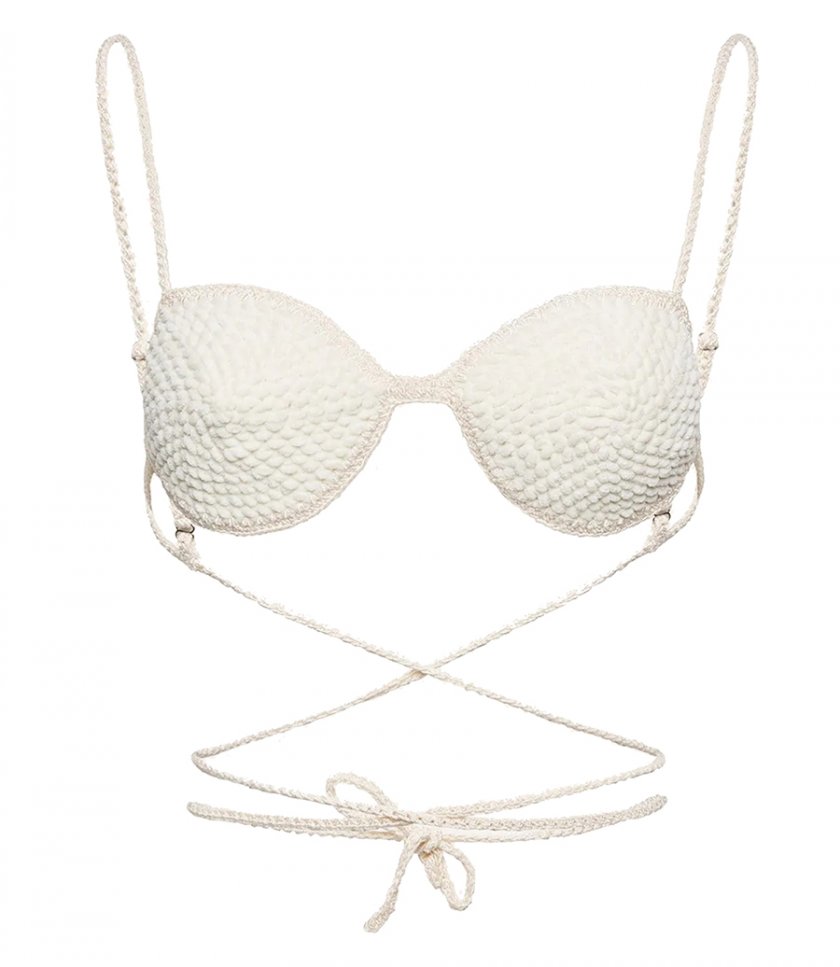 CLOTHES - STRAPPY CROCHET BRA