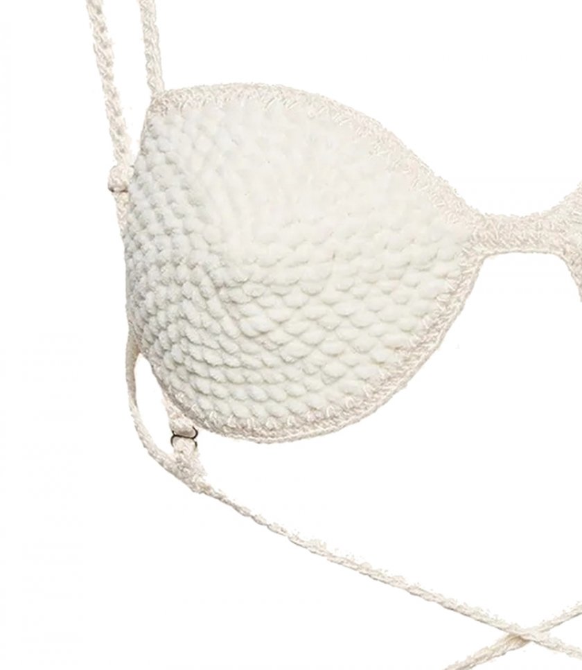 STRAPPY CROCHET BRA